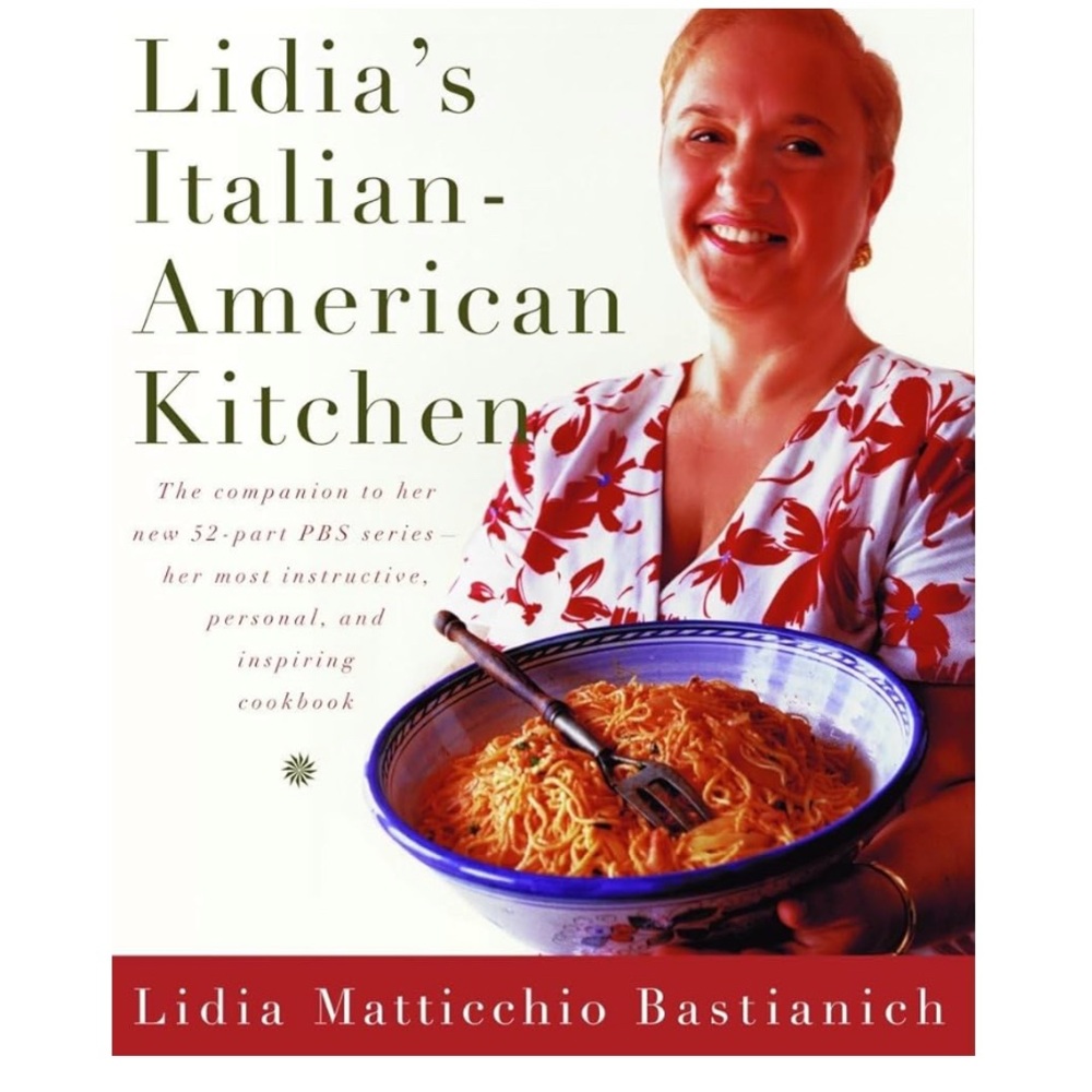 Lidia's Italian-American Kitchen Hardcover Cookbook w/ Photos and Commentary EUC